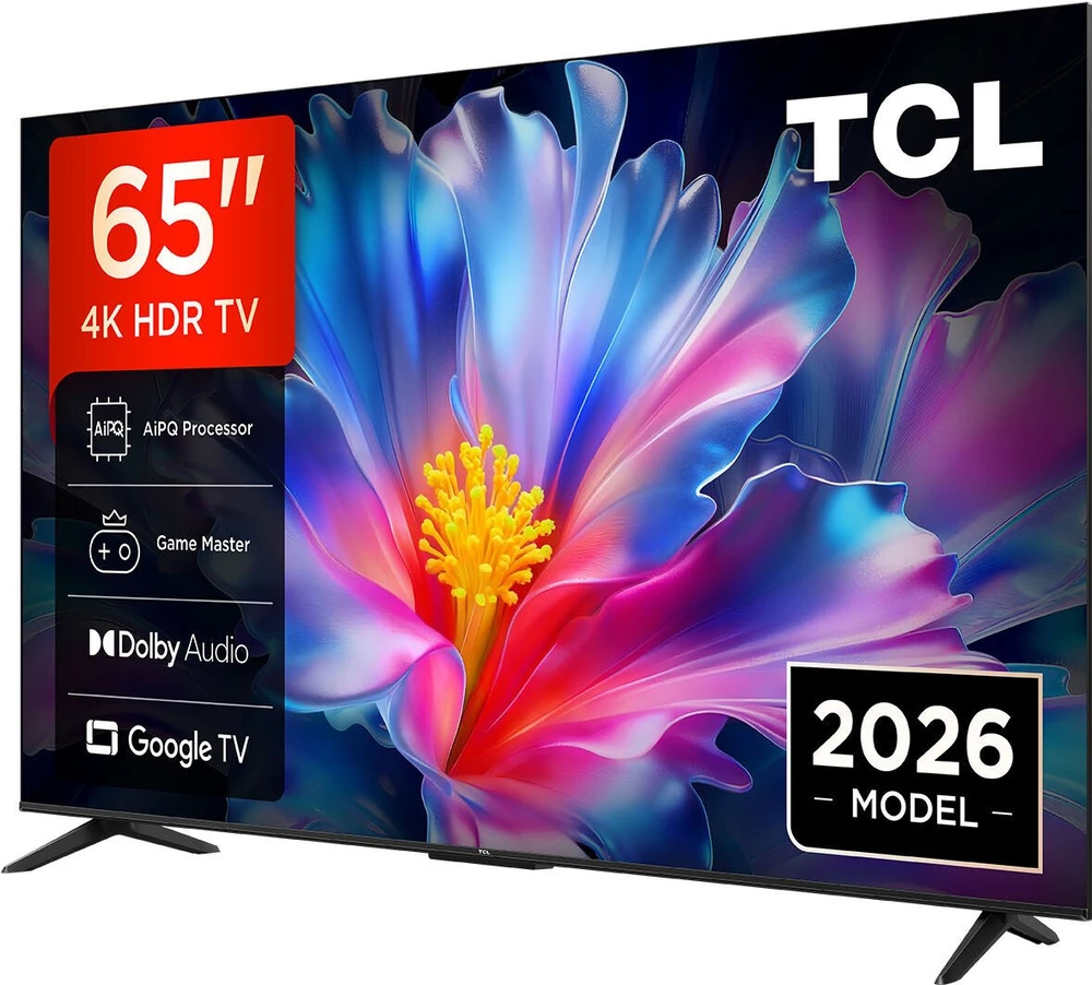 Televizorius TCL P6L Televizorius 165,1 cm (65'') 4K Ultra HD Smart TV Wi-Fi Juodas 280 cd/m (65P6L)