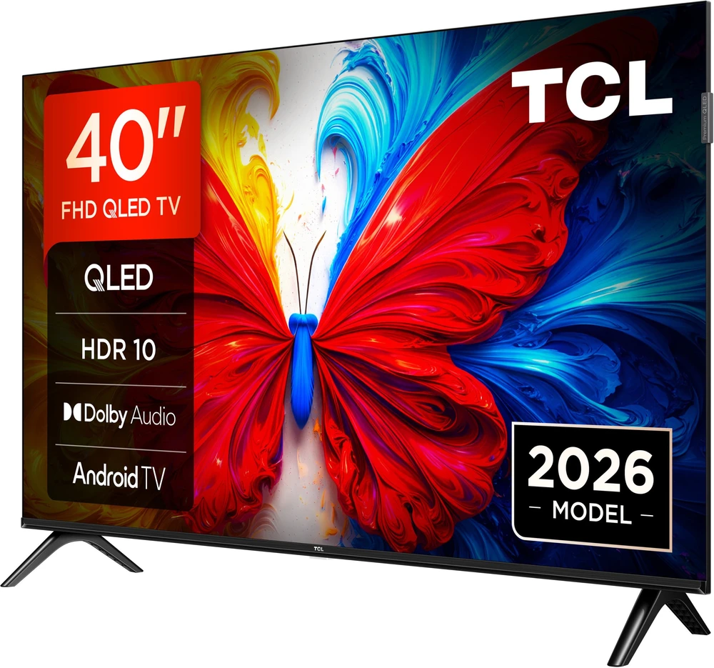 TCL S5L 40S5L TV 101.6 cm (40") Full HD Smart TV Wi-Fi Juodas 300 cd/m²