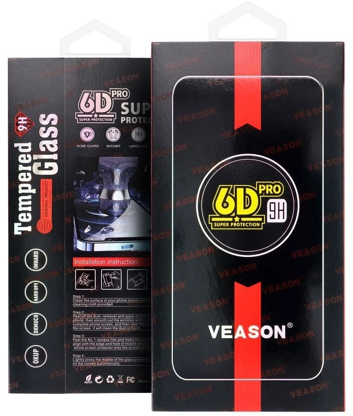 6D Pro Veason Glass - skirtas Samsung Galaxy A32 LTE juodas
