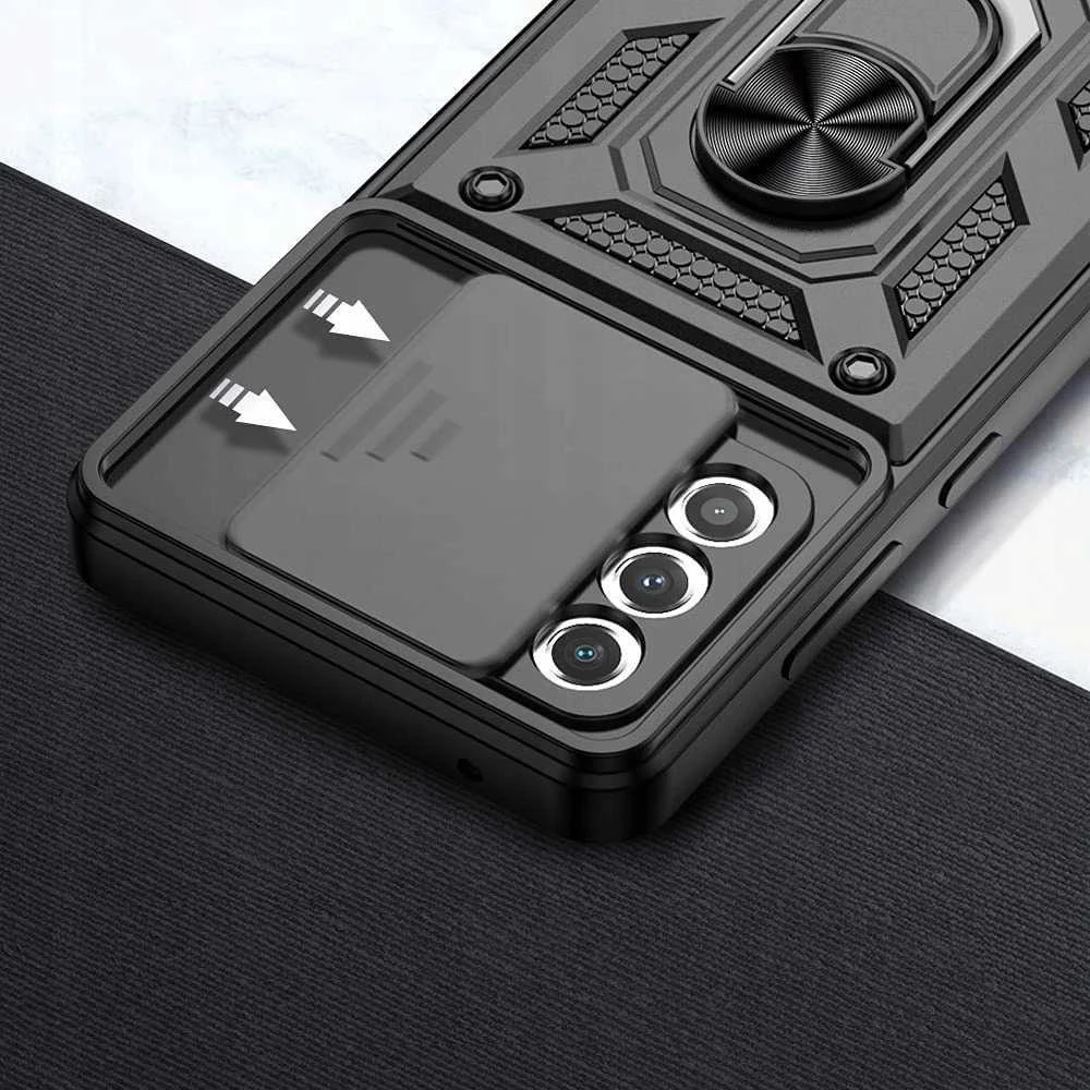 TFO Telforceone Defender Slide dėklas, skirtas Samsung Galaxy S23 juodas
