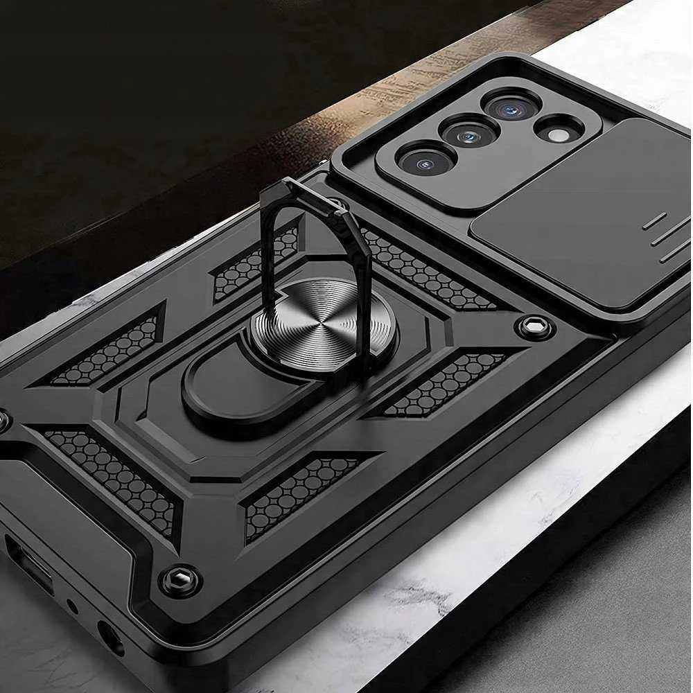 TFO Telforceone Defender Slide dėklas, skirtas Samsung Galaxy S23 juodas
