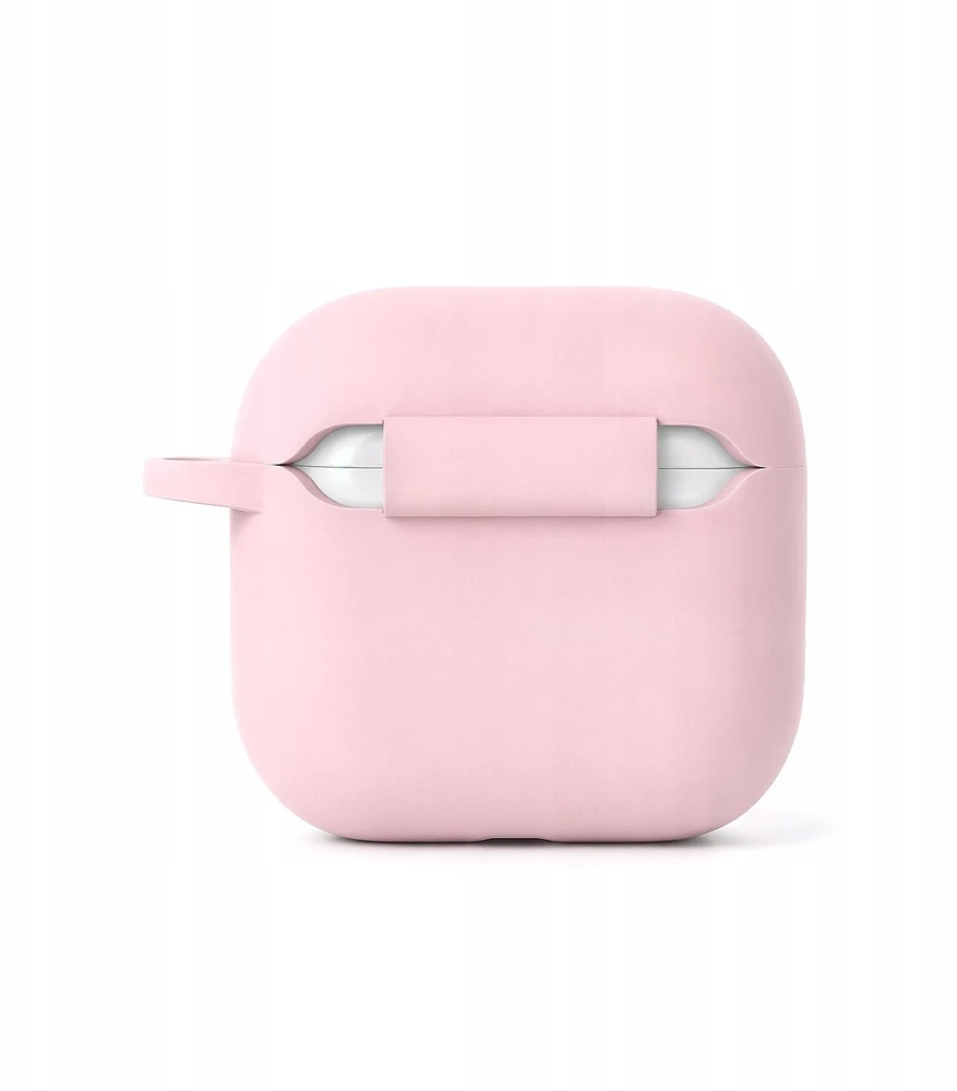 Etteri silikoninis dėklas AirPods 4 šviesiai rožinis
