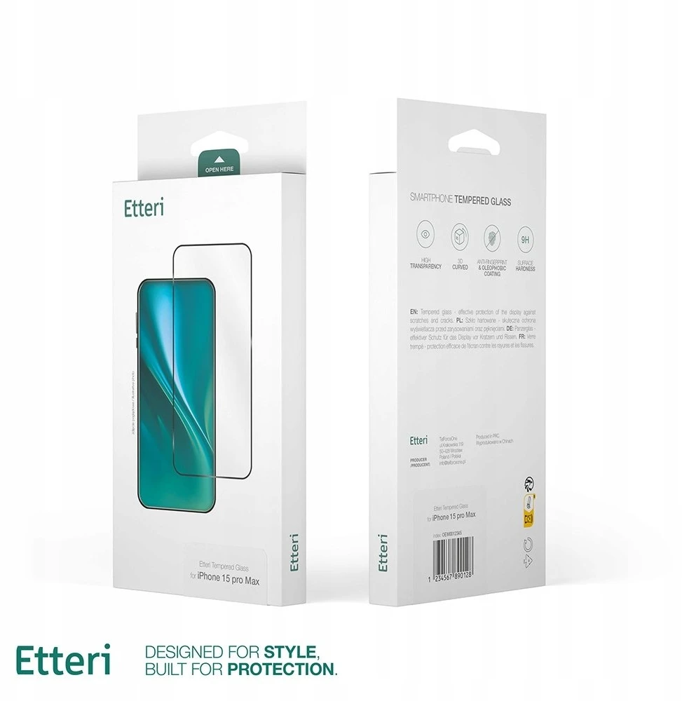 Etteri 9D grūdintas stiklas Samsung Galaxy S25 Edge