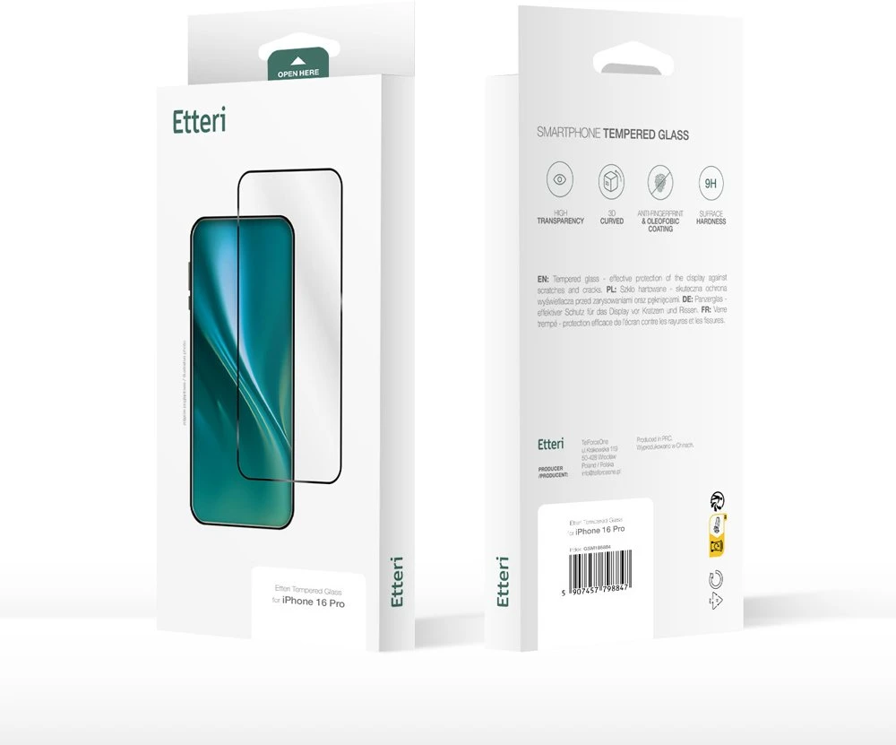 Telforceone Etteri apsauginis stiklas 9D Samsung Galaxy A16 4G / A16 5G