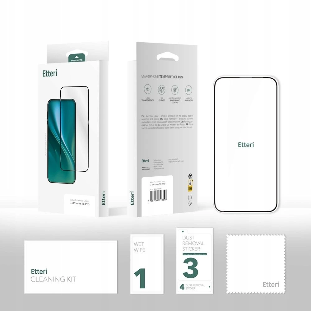 Telforceone Etteri apsauginis stiklas 9D Samsung Galaxy A16 4G / A16 5G