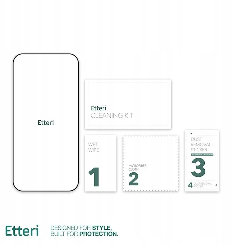 Etteri 9D grūdintas stiklas, skirtas Samsung Galaxy S25 FE / A57 5G