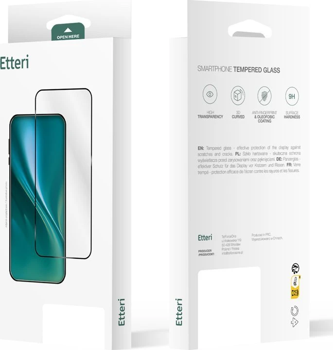 Telforceone Etteri apsauginis stiklas 9D Apple iPhone 15 Pro Max 6,7"
