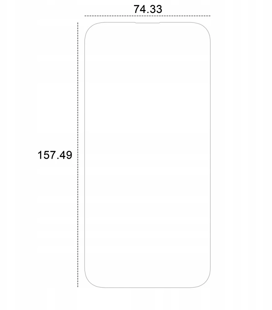 Telforceone Etteri hibridinis stiklas skirtas iPhone 16 Plus 6.7"