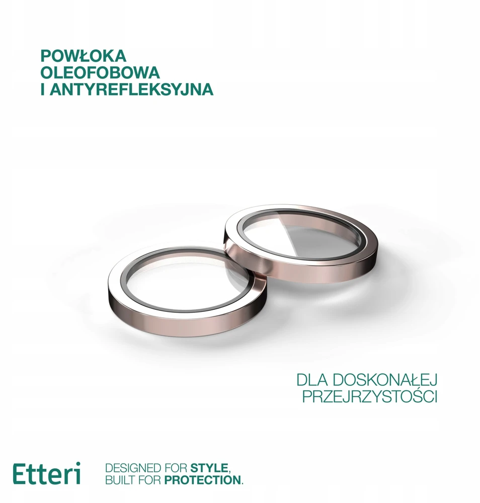 Telforceone Etteri fotoaparato objektyvo apsauga iPhone 13 / 13 Mini rožinė