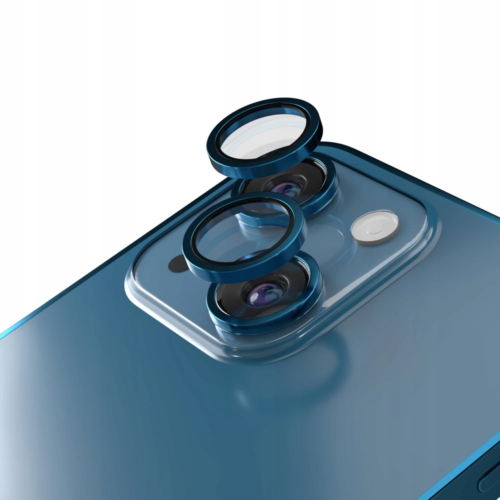 „Telforceone“ galinio fotoaparato objektyvo apsauga, skirta „iPhone 13 / 13 Mini“, jūros mėlyna