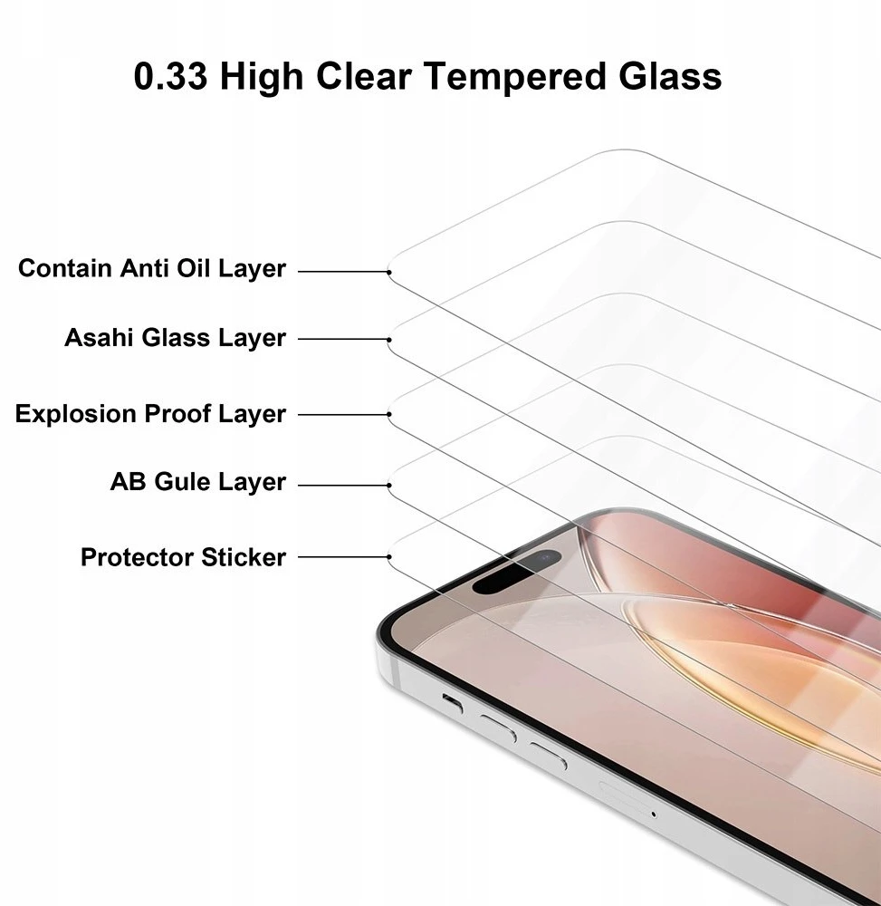TFO Telforceone Grūdintas stiklas 2,5D Premium, skirtas Samsung Galaxy A36 5G / A37 5G