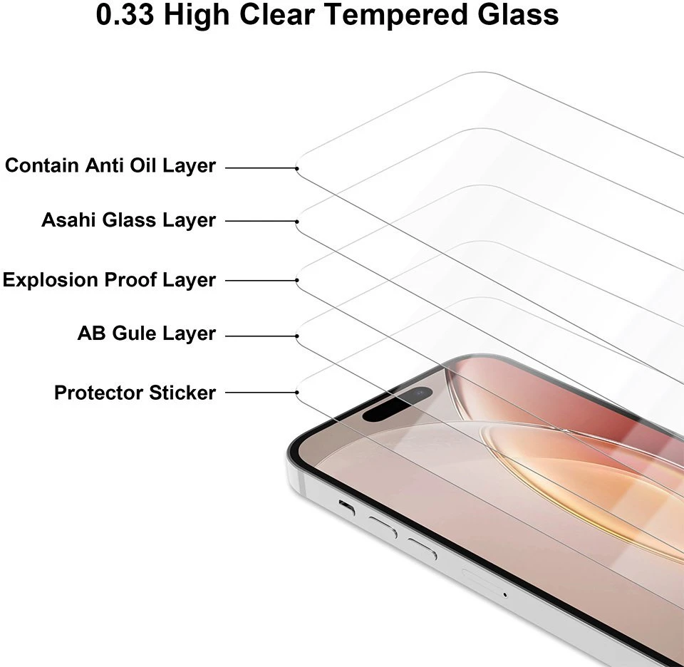 TFO Telforceone grūdintas stiklas 2.5D Premium, skirtas Vivo V60 Lite 4G / V60 Lite 5G