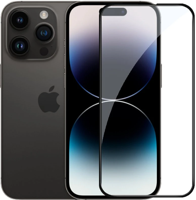 TFO Telforceone Tempered glass 9D for iPhone 14 Pro 6,1" juodas frame 10in1
