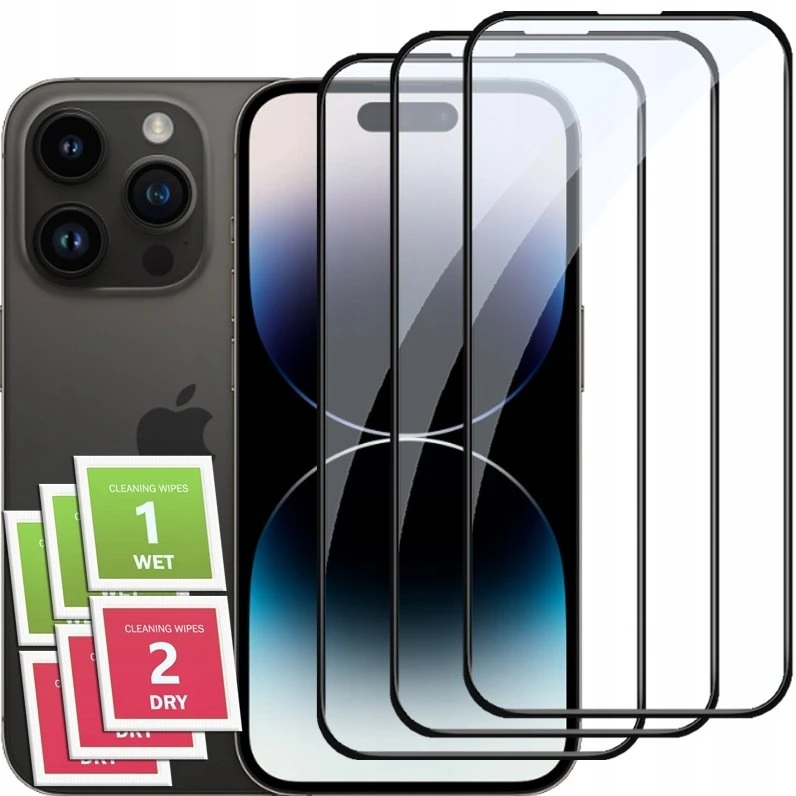 TFO Telforceone Tempered glass 9D for iPhone 14 Pro 6,1" juodas frame 10in1