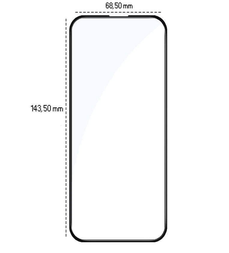 TFO Telforceone Tempered glass 9D for iPhone 14 Pro 6,1" juodas frame 10in1