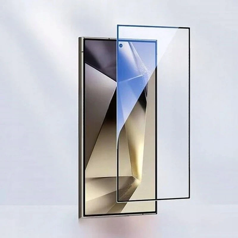 TFO Grūdintas stiklas OG Premium, skirtas Samsung Galaxy S25 Ultra, su juodu rėmeliu, suderinamas su pirštų atspaudų skaitytuvu