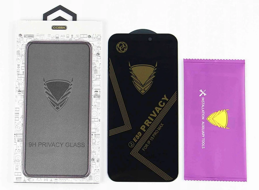 TFO Grūdintas stiklas OG Premium Privacy, skirtas "iPhone 16 Plus" 6,7