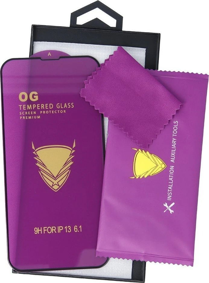 TFO Grūdintas stiklas OG Premium, skirtas Samsung Galaxy A52 4G / A52 5G / A52S 5G / A51, juodas rėmelis