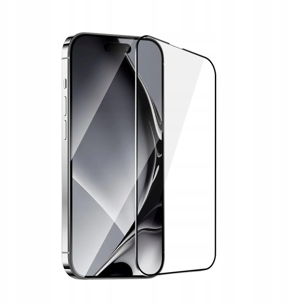 TFO Grūdinto stiklo metalinis rėmelis, skirtas Samsung Galaxy A15 4G / A15 5G, juodas rėmelis