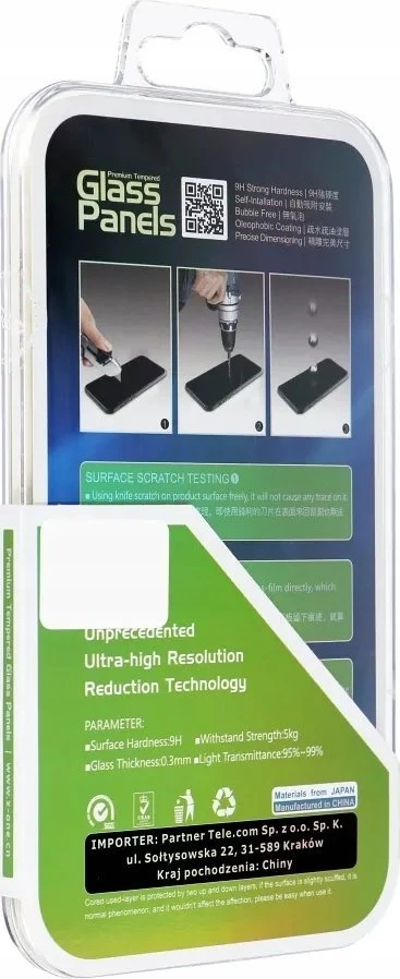 Grūdintas stiklas X-ONE 0,3 mm - skirtas iPhone 15 Plus/16 Plus