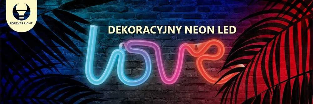 Neoninis LED RGB LOVE FLRN01 + RC Forever Light