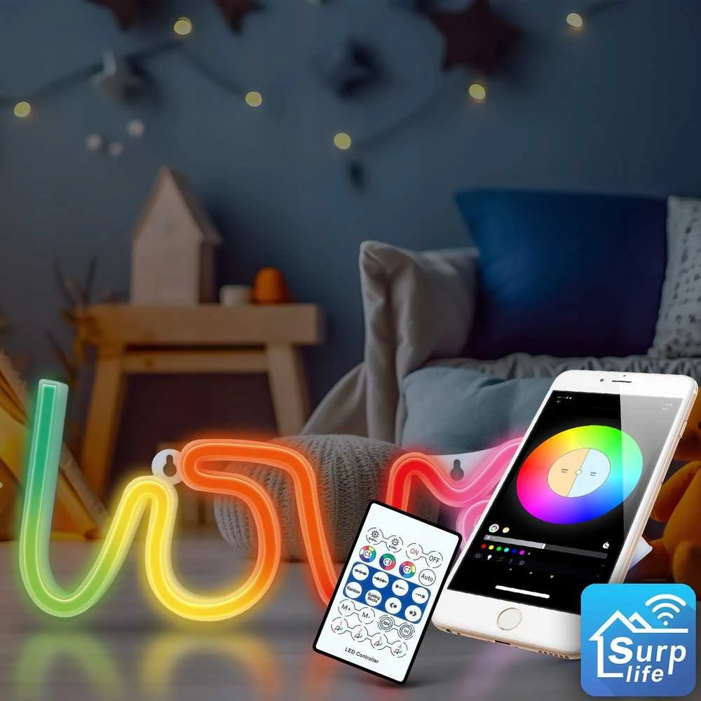 Neoninis LED RGB LOVE FLRN01 + RC Forever Light