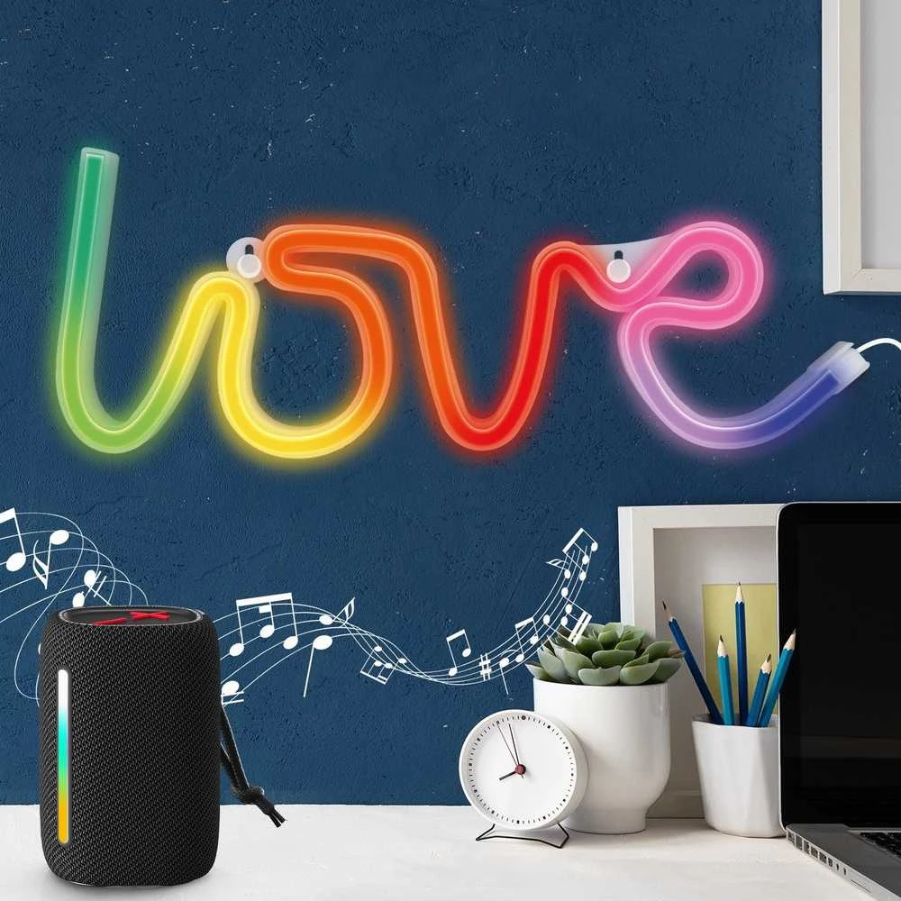 Neoninis LED RGB LOVE FLRN01 + RC Forever Light