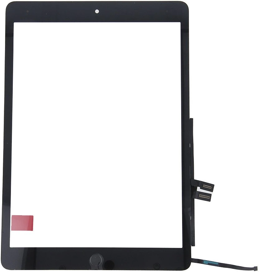 TelForceone Jutiklinis skydelis, skirtas iPad 9 10,2 colio, 2021 m. visas priekis juodas