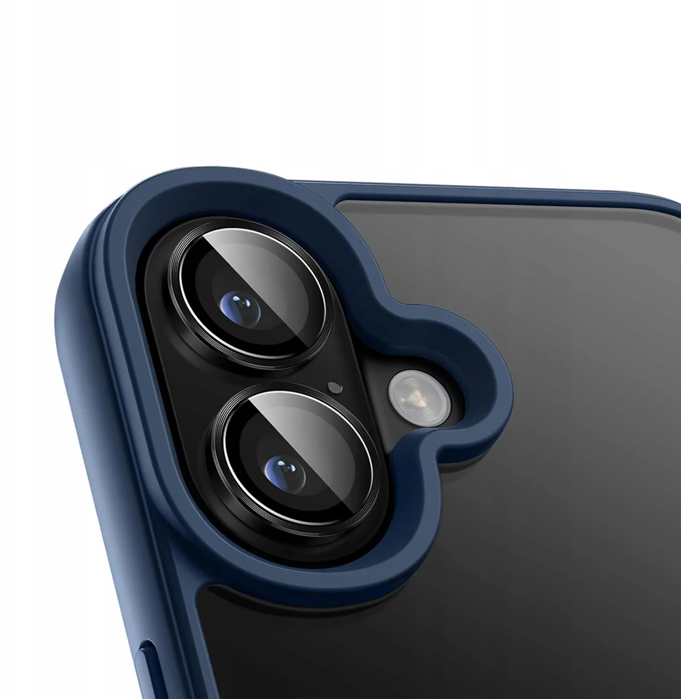 TFO Telforceone Lęšių rinkinys iPhone 16 6,1" juodas rėmelis (2 vnt.)