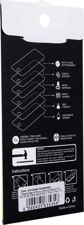 TFO Telforceone Grūdintas stiklas 2,5D, skirtas Samsung Galaxy A14 4G / A14 5G 10in1