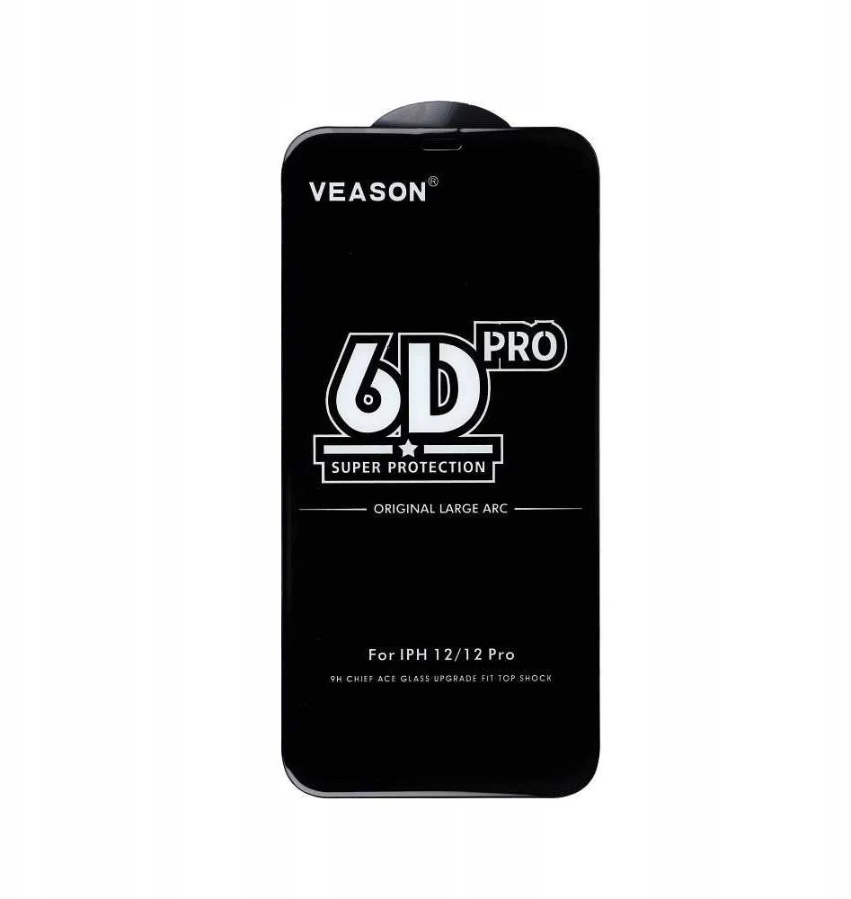 6D Veason Pro Glass - for Motorola G14 / G54 / G55 juodas