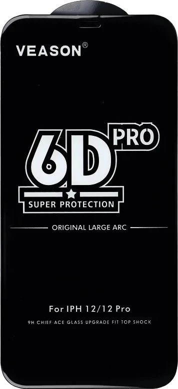 6D Pro Veason Glass - skirtas Samsung Galaxy S22 Plus / S23 Plus juodas