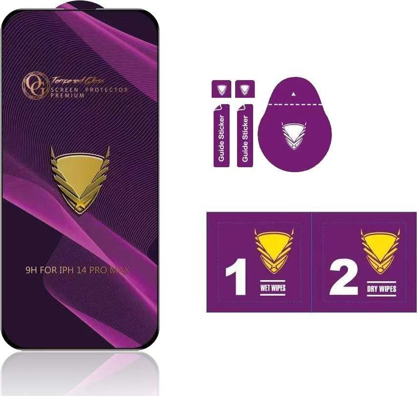 TFO Grūdintas stiklas OG Premium, skirtas Samsung Galaxy A33 5G / A32 4G / A22 4G, juodas rėmelis