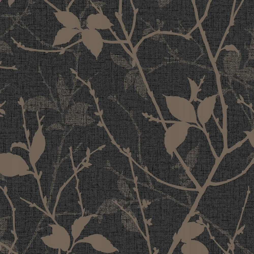 „TelForceOne“ tapetai 122432 BELLE CHARCOAL/GOLD