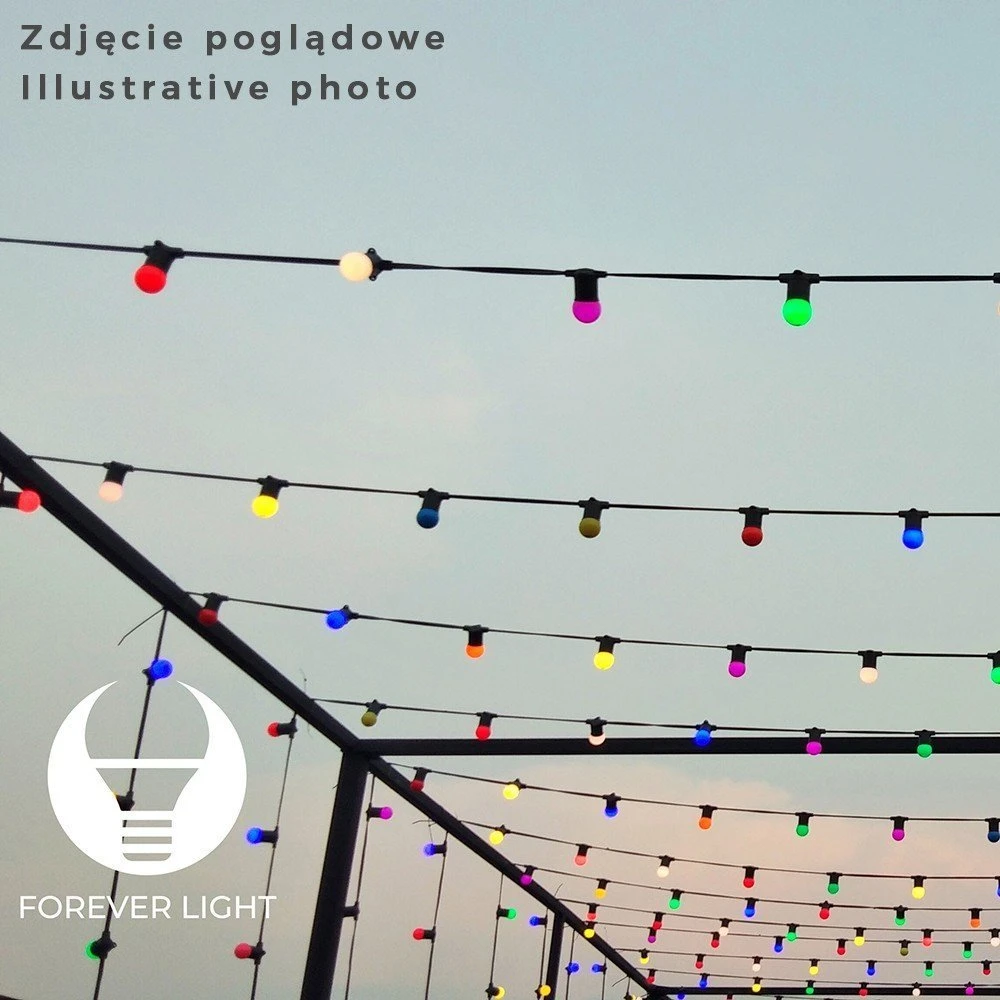 TelForceone LED lemputė E27 G45 2W 230V šilta balta 5vnt Forever Light