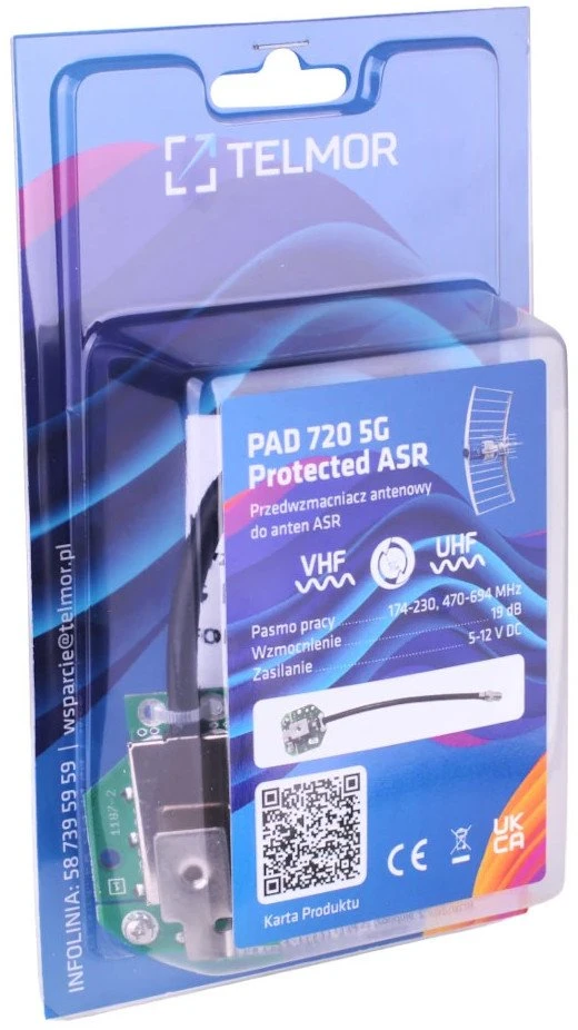 Stiprintuvas Telkom Telmor ASR-PAD 720 VU antenos stiprintuvas