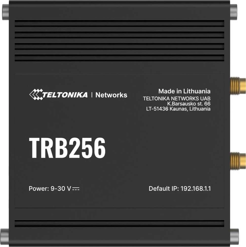 Teltonika | LTE M1/NB-IoT Maršrutizatorius | TRB256 | 10/100 Mbps Mbit/s | Ethernet LAN (RJ-45) jungtys 1 | Mesh Support No | MU-MiMO No | 4G