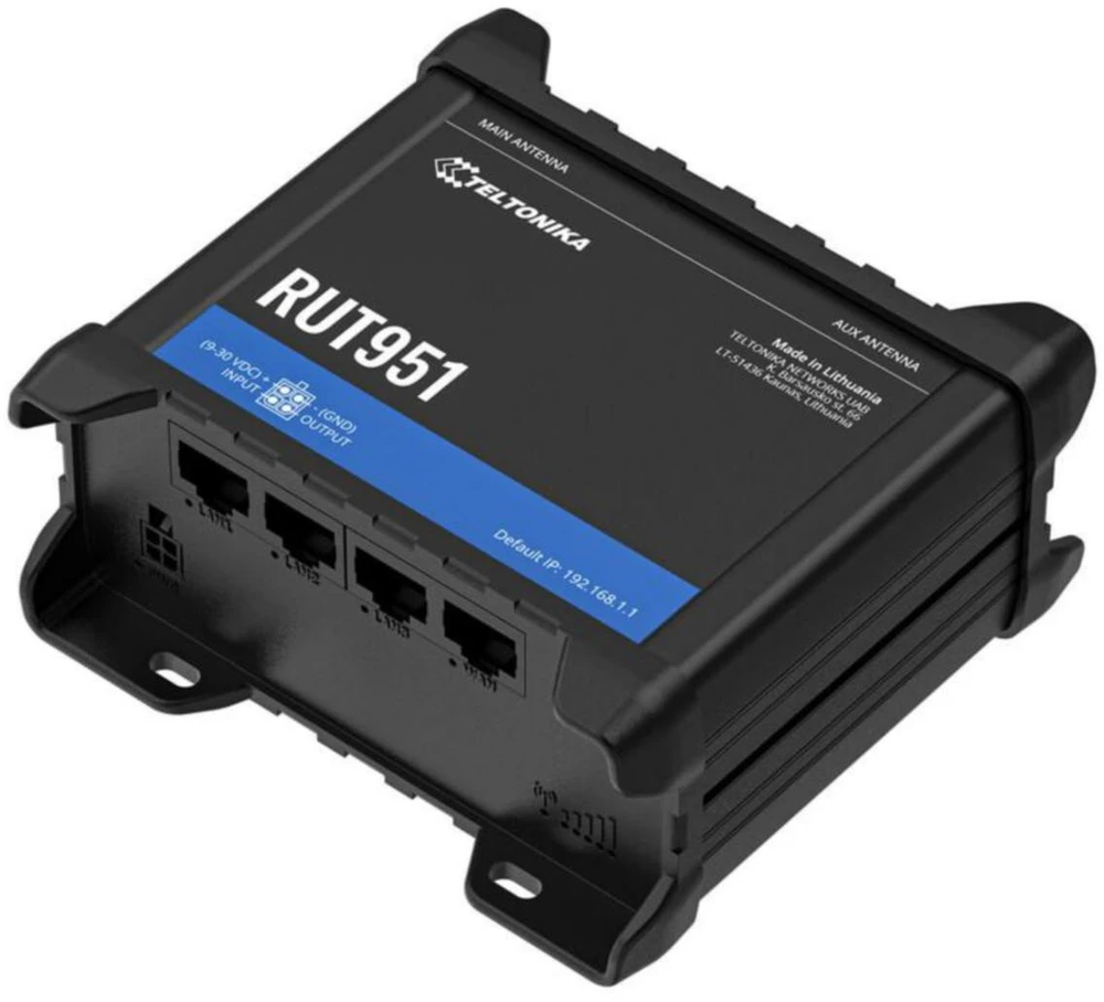 Maršrutizatorius Teltonika RUT951 eSIM version (RUT95103B700)