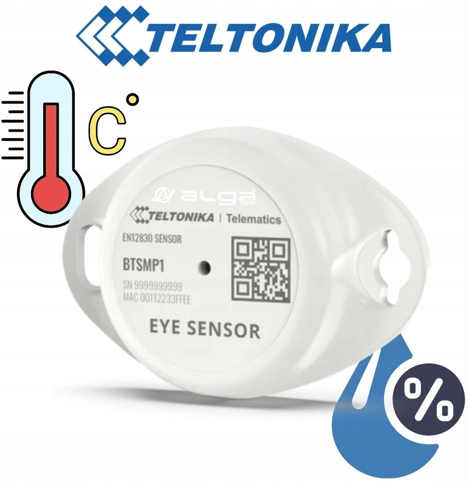 Teltonika TELEMATICS EYE SENSOR „Bluetooth“ temperatūros jutiklis su EN12830 sertifikatu, skirtas šaltos grandinės sprendimams