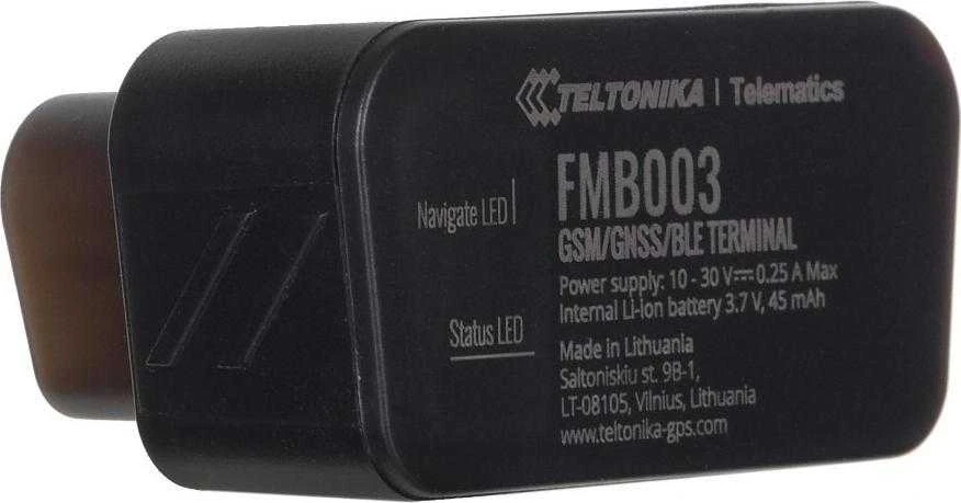 FMB003 2G TELTONIKA OBD GPS SEKLYS, Serveris : Nepridėti, SIM kortelė: Nepridėti