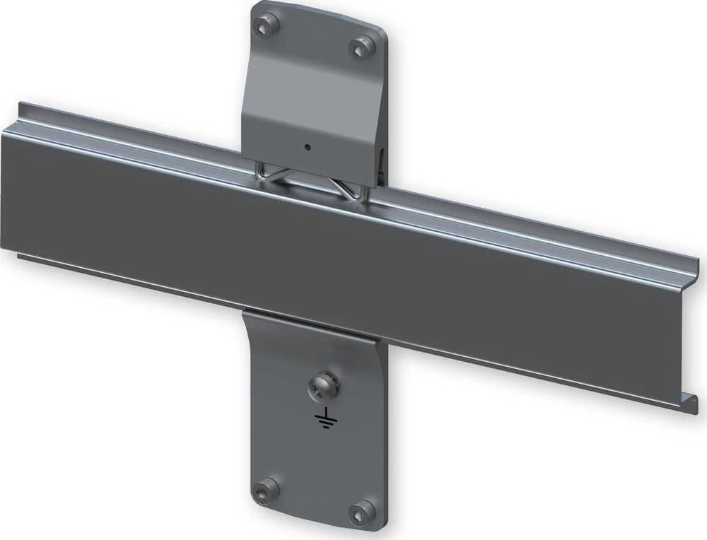 Teltonika Rear DIN Rail Panel, 115 x 32.2 x 5.8 mm, Aliuminio | PR5MEC24