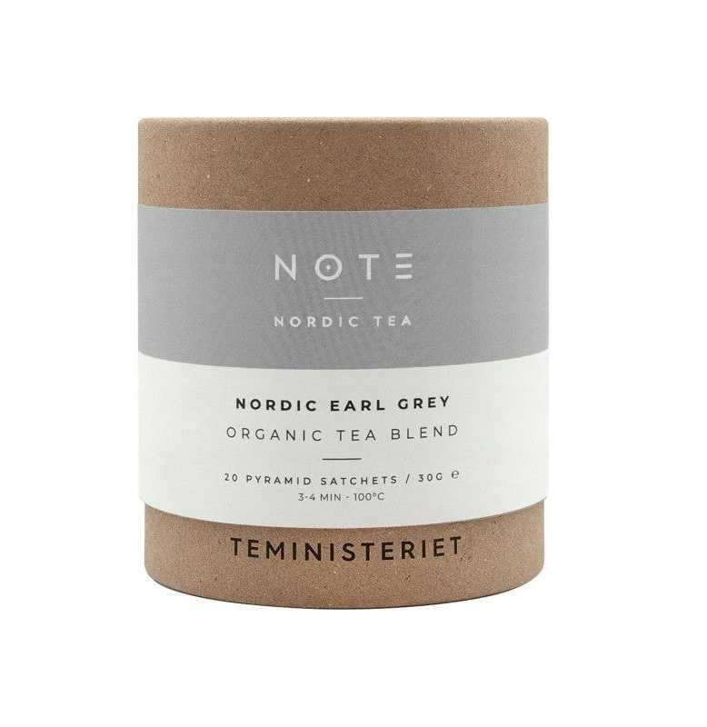 Teministeriet - NOTE Nordic Earl Pilkas - BIO 20 Tea Bags