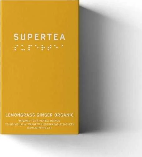 Teministeriet - Supertea Lemongrass Ginger - BIO 20 Tea Bags