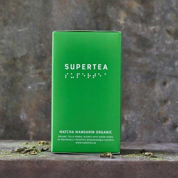 Teministeriet - Supertea Matcha Mandarin - BIO 20 arbatos maišeliai