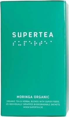 Supertea Moringa Organic arbatos pakuotė
