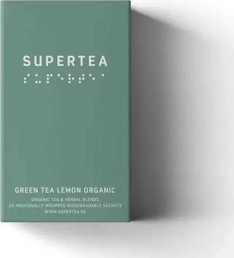 Teministeriet - Supertea Žalias Tea Lemon - BIO 20 Tea Bags