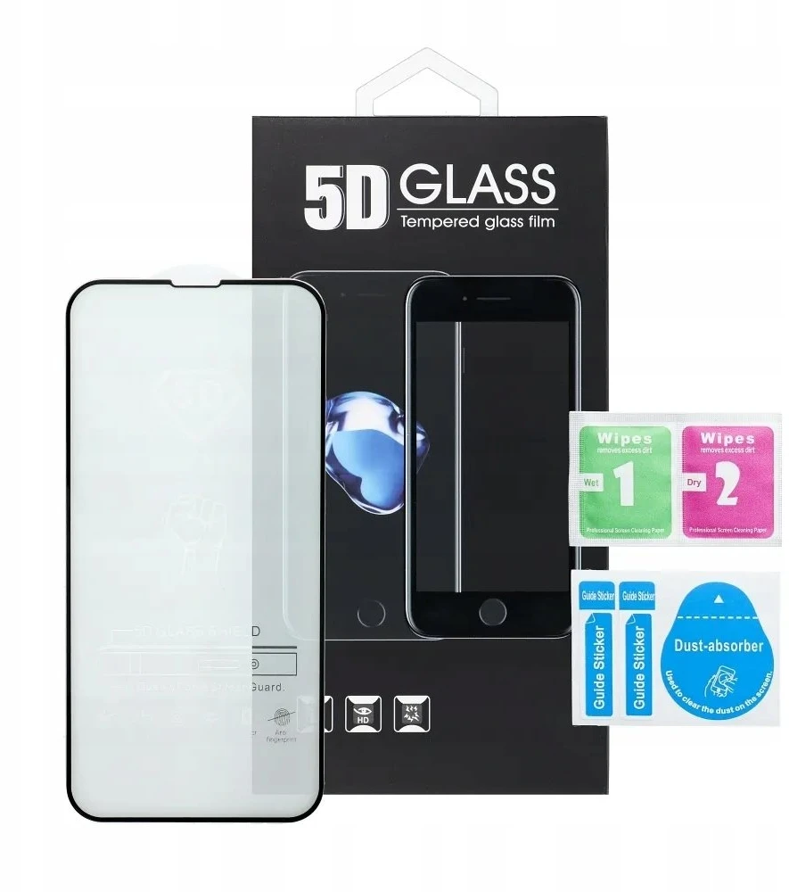 Oem Grūdintas stiklas 5D Full Glue do Samsung A57 5G Tempered Glass juoda