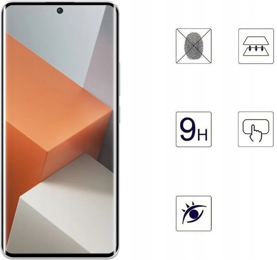 OEM 5D pilnai klijuojamas grūdintas stiklas - skirtas Honor Magic 8 PRO juodas (išlenktas kraštas)