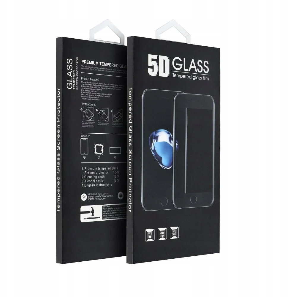 Oem Grūdintas stiklas 5D Full Glue do Xiaomi Redmi 15C 4G / 15C 5G Tempered Glass juoda