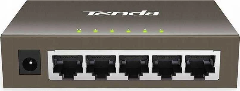 Tenda TEG1005M tinklo jungiklis Unmanaged L2 Gigabit Ethernet (10/100/1000) Juodas